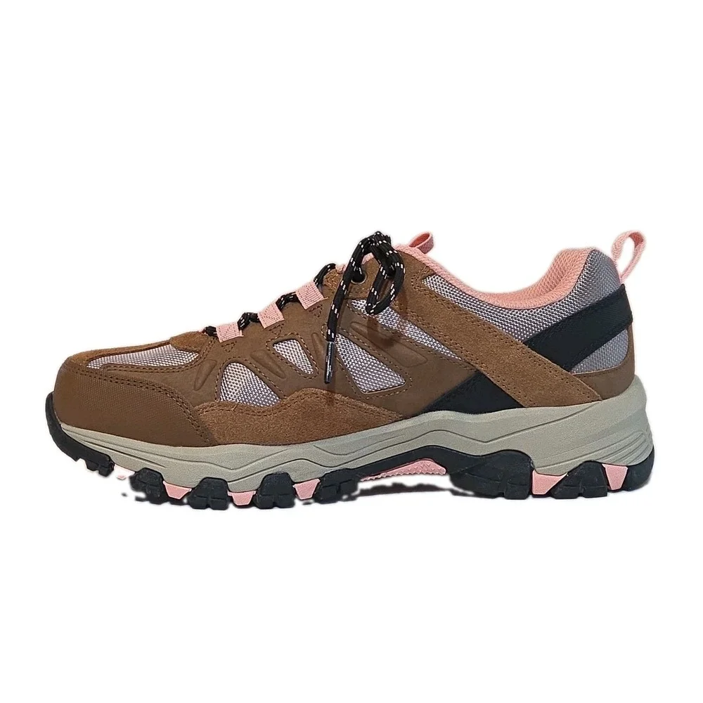 Skechers Waterproof Hiking Shoes Womens 9.5 Selmen West Highland Brown Pink